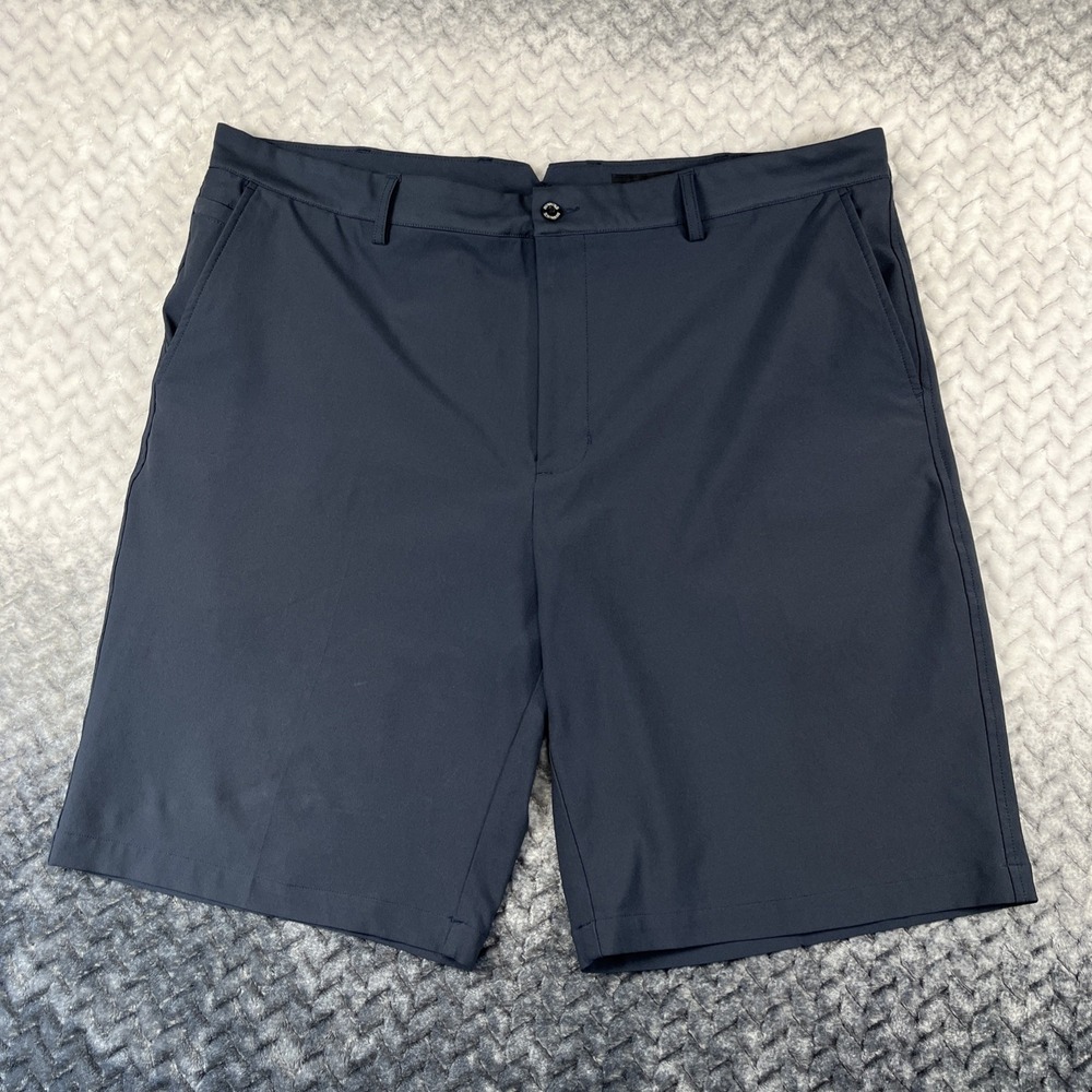Dunning Golf Shorts Mens 40 Navy Blue Inseam 10" Golf Performance Causal Stretch